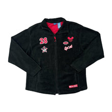Load image into Gallery viewer, Disney MICKEY SPORT Mickey Mouse Embroidered Patch Zip Fleece Sweatshirt
