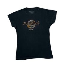 Load image into Gallery viewer, HARD ROCK CAFE &quot;Berlin&quot; Diamante Souvenir Logo Spellout Graphic T-Shirt
