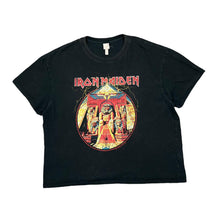 Load image into Gallery viewer, H&amp;M x IRON MAIDEN &quot;Powerslave&quot; Graphic Spellout Heavy Metal Band T-Shirt
