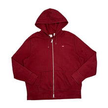 Load image into Gallery viewer, LEVI&#39;S Red Tab Classic Basic Embroidered Mini Logo Zip Hoodie
