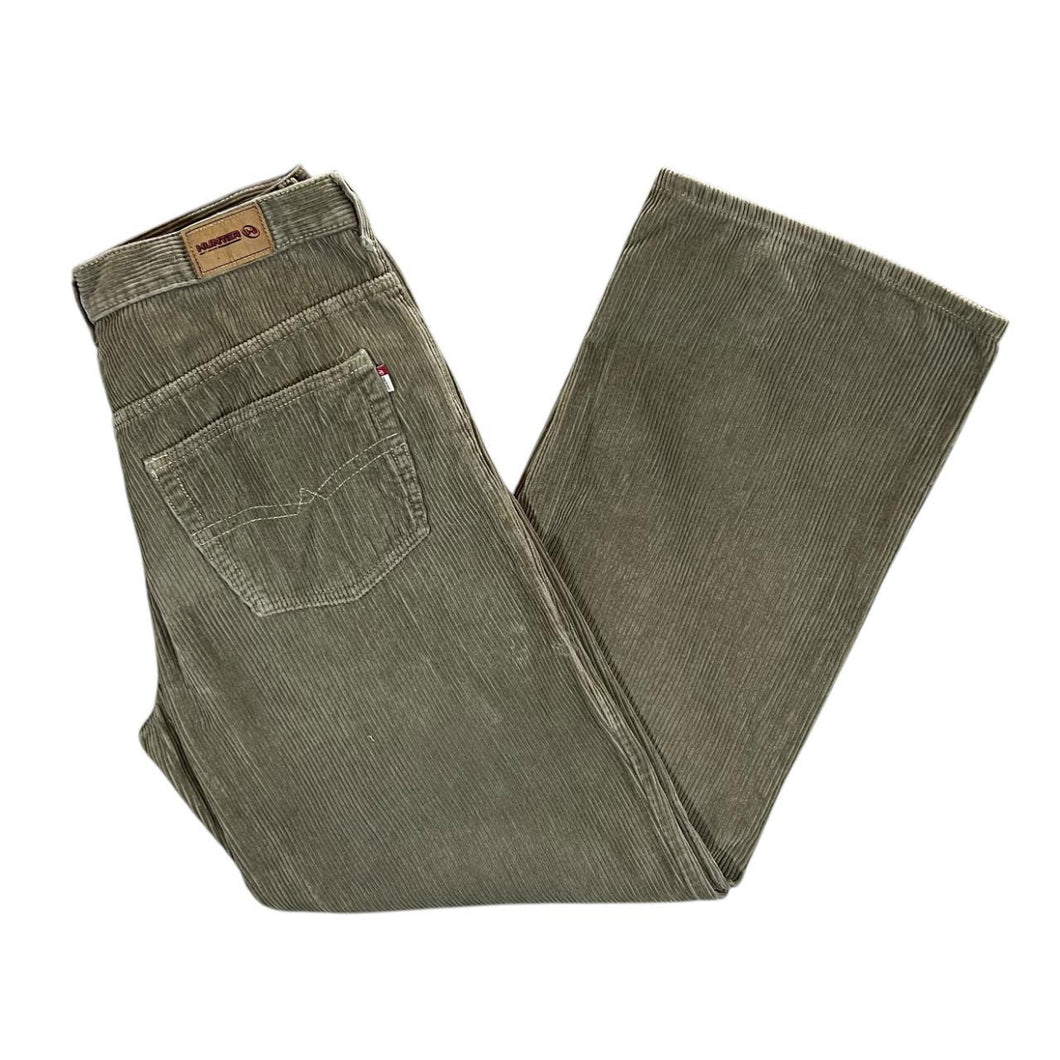 Vintage HUNTER BEST JEANS Classic Brown Corduroy Cord Straight Leg Trousers
