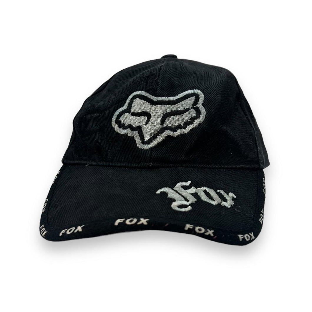 Early 00's FOX RACING Embroidered Motorsports Logo Spellout Baseball Cap