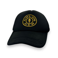Load image into Gallery viewer, Vintage GOLD'S GYM Classic Logo Spellout Graphic Mesh Trucker Baseball Cap
