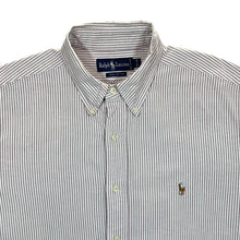 Load image into Gallery viewer, Vintage Ralph Lauren Classic Striped Long Sleeve Cotton Button-Up Shirt
