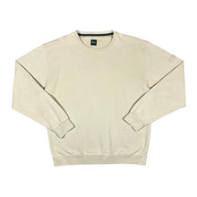 Load image into Gallery viewer, HUGO BOSS GOLF Classic Mini Sleeve Logo Cream Beige Crewneck Sweatshirt
