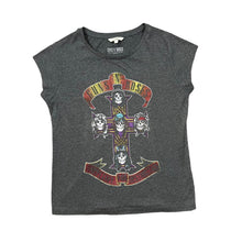 Load image into Gallery viewer, Clockhouse x GUNS N ROSES &quot;Appetite For Destruction&quot; Graphic Spellout Hard Rock Glam Metal Band T-Shirt
