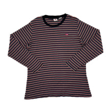 Load image into Gallery viewer, LEVI&#39;S Classic Embroidered Mini Logo Multi Colour Striped Long Sleeve T-Shirt
