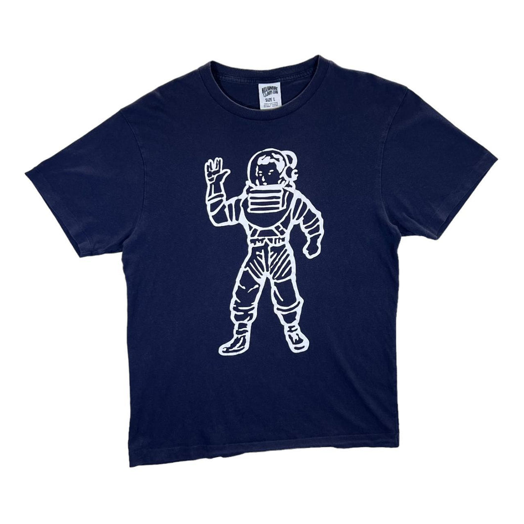 BILLIONAIRE BOYS CLUB Classic Big Logo Graphic Navy Blue T-Shirt