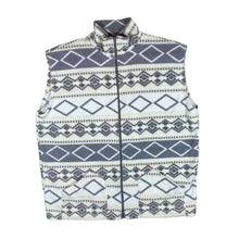 Load image into Gallery viewer, Vintage Crazy Abstract Patterned Zip Fleece Gilet
