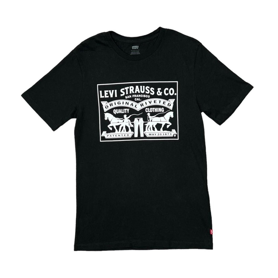 LEVI'S Levi Strauss & Co. Classic Big Logo Spellout Graphic Short Sleeve T-Shirt