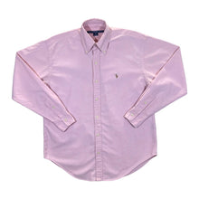 Load image into Gallery viewer, Vintage RALPH LAUREN SPORT Embroidered Mini Logo Pink Long Sleeve Button-Up Shirt
