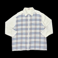 Load image into Gallery viewer, Vintage 90’s STRUGGLE’S Plaid Check Ribbed Cotton Collared Zip Sweatshirt
