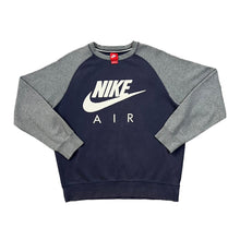 Load image into Gallery viewer, NIKE AIR Classic Big Logo Spellout Graphic Raglan Crewneck Sweatshirt
