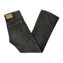 Load image into Gallery viewer, Vintage CARLO BELLUCCI Classic Brown-Grey Corduroy Cord Straight Leg Trousers
