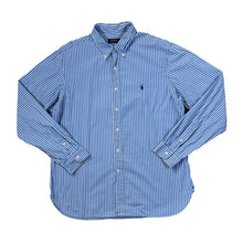 Load image into Gallery viewer, POLO RALPH LAUREN Classic Striped Embroidered Mini Logo Long Sleeve Button-Up Shirt
