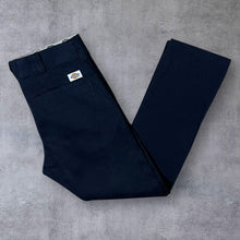 Load image into Gallery viewer, Dickies Classic Navy Blue Skater Workwear Straight Leg Chino Trousers
