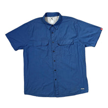 Load image into Gallery viewer, THE NORTH FACE TNF Vapor Wick Classic Plaid Check Short Sleeve Blue Black Shirt
