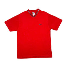 Load image into Gallery viewer, Early 00&#39;s TOMMY JEANS Tommy Hiliger Embroidered Mini Logo V-Neck T-Shirt
