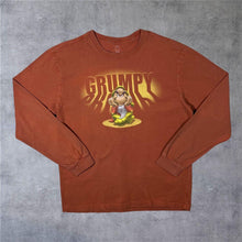 Load image into Gallery viewer, Disney Store Grumpy Snow White Character Graphic Long Sleeve Burnt Orange T-Shirt
