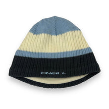 Load image into Gallery viewer, Early 00’s O’NEILL Embroidered Mini Logo Surfer Skater Striped Beanie Hat
