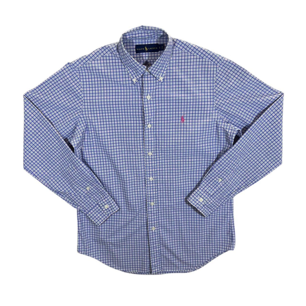 Ralph Lauren Classic Multi Check Cotton Long Sleeve Button-Up Shirt