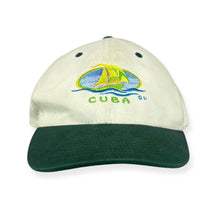 Load image into Gallery viewer, Early 00&#39;s Sun Island &quot;Cuba&quot; Embroidered Souvenir Spellout Baseball Cap
