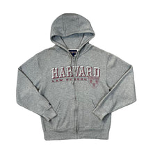 Load image into Gallery viewer, Early 00&#39;s Jansport HARVARD LAW SCHOOL College Spellout Graphic Zip Hoodie

