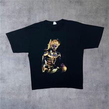 Load image into Gallery viewer, Early 00’s Promodoro Tribesman Souvenir Graphic Black T-Shirt
