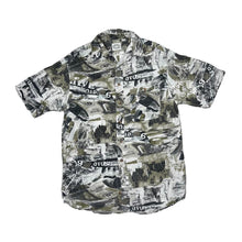 Load image into Gallery viewer, Vintage 90’s CASUAL CLUB Crazy Abstract Festival Patterned Viscose Shirt

