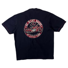 Load image into Gallery viewer, Rumble 59 &quot;So Many Roads&quot; Biker Rockabilly Embroidered Short Sleeve Work Shirt
