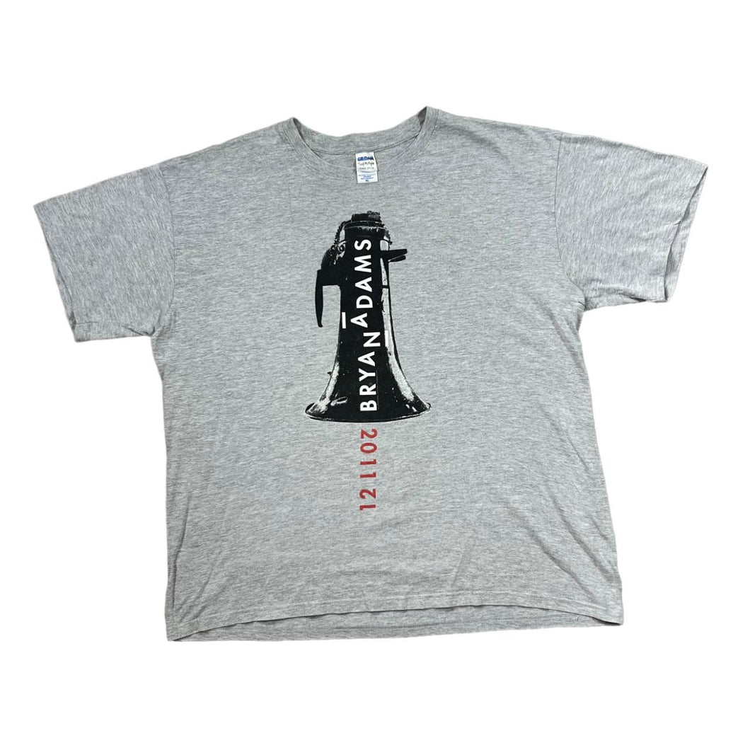 BRYAN ADAMS 2011-2012 European Tour Pop Rock Music Band Short Sleeve T-Shirt
