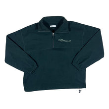 Load image into Gallery viewer, Vintage LEAVES Embroidered Mini Logo Dark Green 1/4 Zip Fleece Sweatshirt
