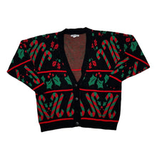 Load image into Gallery viewer, Vintage 90’s CABIN CREEK Made In USA Christmas Holiday Festive Patterned Acrylic Knit Cardigan
