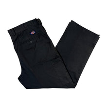 Load image into Gallery viewer, DICKIES REDHAWK Classic Faded Black Pleated Skater Worker Pants Trousers
