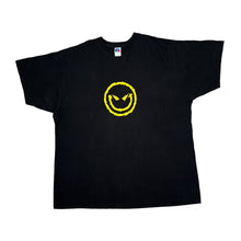 Load image into Gallery viewer, RUSSELL ATHLETIC Evil Grin Smile Cartoon Graphic T-Shirt
