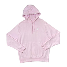Load image into Gallery viewer, NIKE Classic Embroidered Mini Logo Baby Pink Pullover Hoodie

