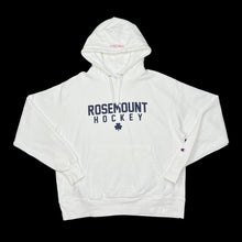 Load image into Gallery viewer, Champion Reverse Weave ROSEMOUNT HOCKEY Spellout Graphic Pullover Hoodie
