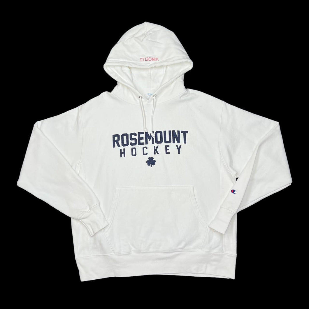 Champion Reverse Weave ROSEMOUNT HOCKEY Spellout Graphic Pullover Hoodie