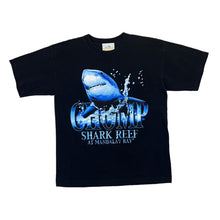 Load image into Gallery viewer, Vintage 90&#39;s MANDALAY BAY &quot;Shark Reef&quot; Tourist Souvenir Spellout Graphic T-Shirt
