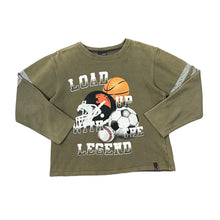 Load image into Gallery viewer, Early 00&#39;s MOOVERS &quot;Load Up With The Legend&quot; Sports Spellout Graphic Crewneck Sweatshirt
