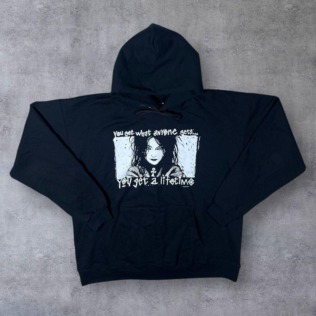 Vintage Hanes DC Comics (1995) The Sandman Neil Gaiman Dark Fantasy Black Hoodie