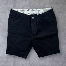 Load image into Gallery viewer, Dickies x Nano Universe Tac Twill Skater Classic Black Turn-Up Chino Shorts
