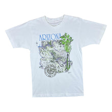 Load image into Gallery viewer, Vintage 90&#39;s ARIZONA Souvenir USA Map Spellout Graphic Single Stitch T-Shirt
