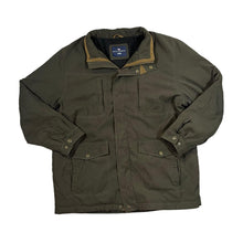 Load image into Gallery viewer, BLUE HARBOUR Marks &amp; Spencer Khaki Green Lightly Padded Soft Parka Jacket
