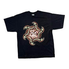 Load image into Gallery viewer, Vintage SPIRAL DIRECT Gothic Tribal Biker Motif Graphic Short Sleeve T-Shirt
