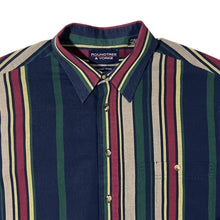 Load image into Gallery viewer, Vintage Roundtree &amp; Yorke "Wrinkle Free" Multi Striped Long Sleeve Shirt
