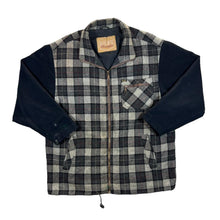 Load image into Gallery viewer, Vintage WRANGLER Lumberjack Plaid Check Wool Blend Zip Workwear Bomber Jacket
