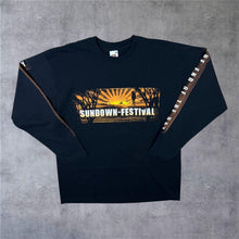 Load image into Gallery viewer, Sundown Festival “The End Of The Day” Heavy Metal Band Festival Long Sleeve T-Shirt
