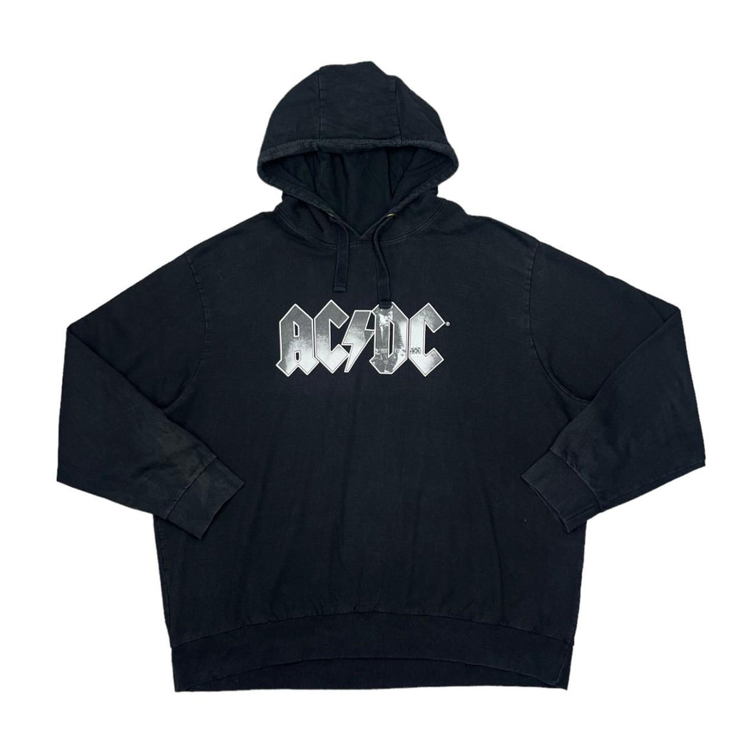 AC/DC (2017) Classic Graphic Logo Spellout Hard Rock Band Pullover Hoodie