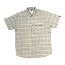 Load image into Gallery viewer, THE NORTH FACE TNF Classic Plaid Check Short Sleeve Grey Pocket Shirt
